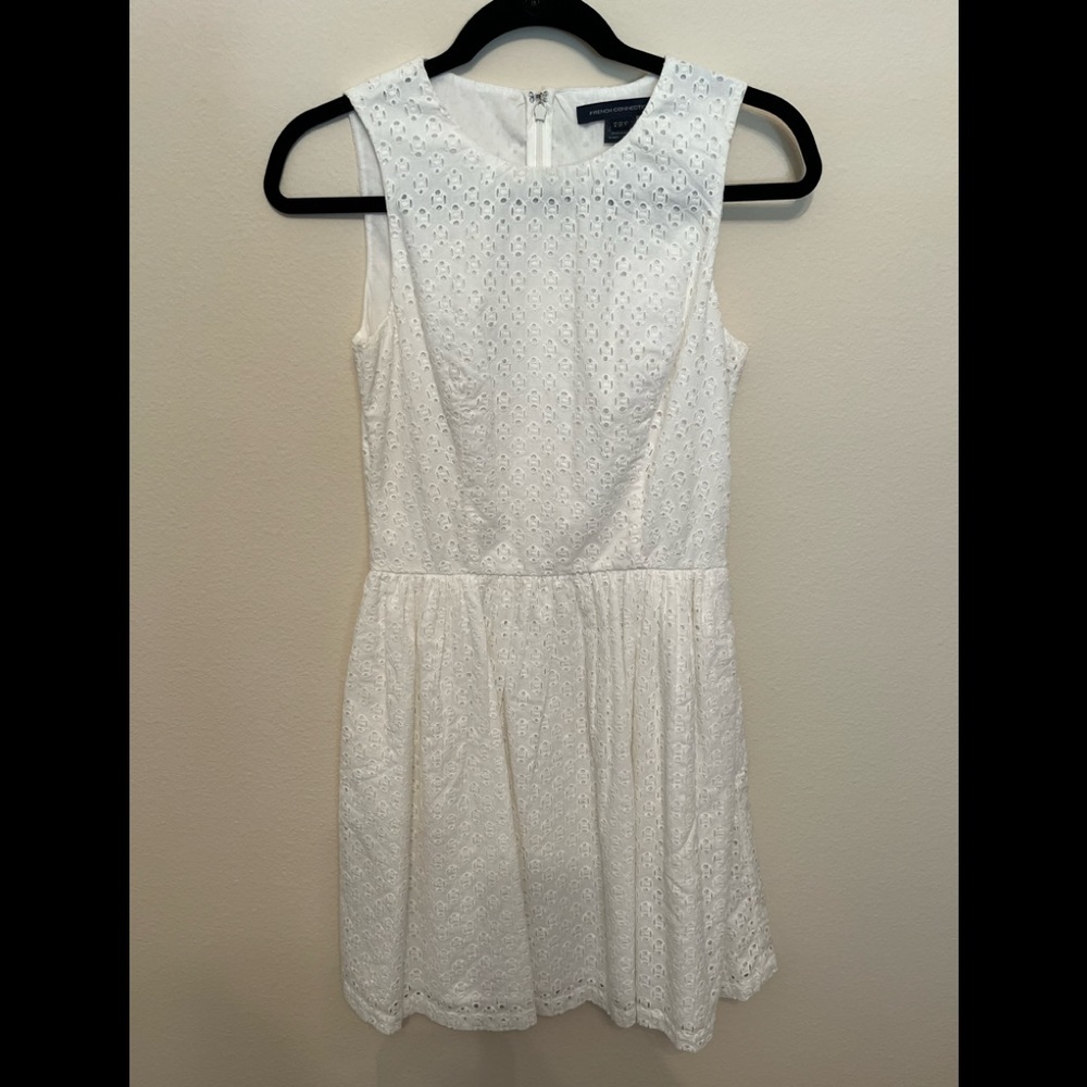 Eyelet Lined Dress with pockets